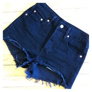 Levi’s 501s Black Shorts